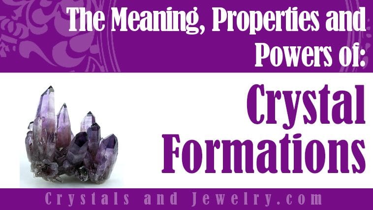 Crystal Formations jewelry