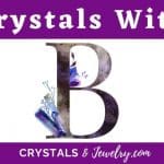 Crystals with B