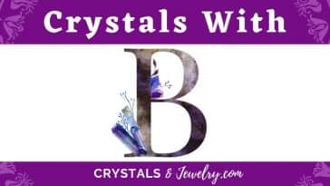 Crystals with B
