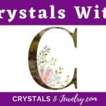 Crystals with C