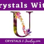 Crystals with U
