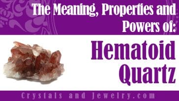 Hematoid Quartz properties and powers
