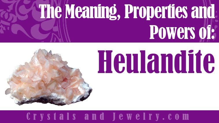 Heulandite jewelry