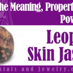 Leopard Skin Jasper is powerful