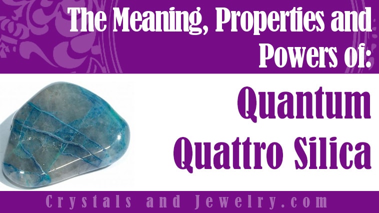 Quantum Quattro Silica jewelry