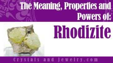 Rhodizite properties and powers