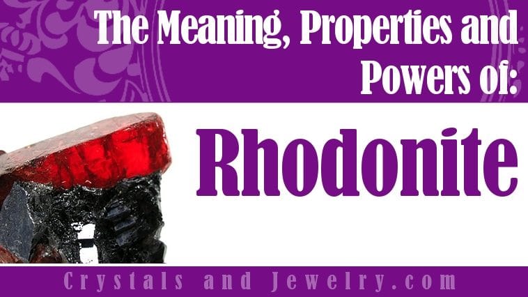 How to use Rhodonite?