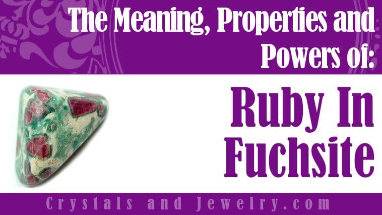 Ruby in Fuchsite for luck and wealth