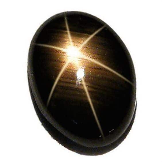 Black Star Sapphire Stone