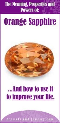 orange sapphire meaning