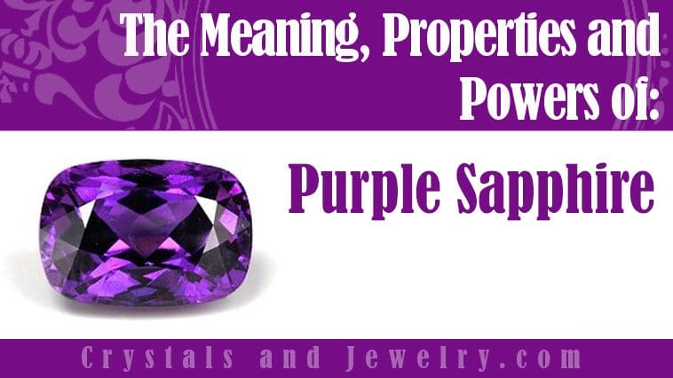 purple sapphire meaning