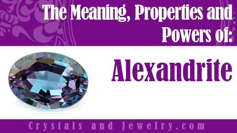 alexandrite meaning properties powers