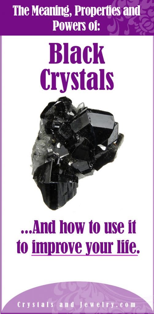 black crystals meaning