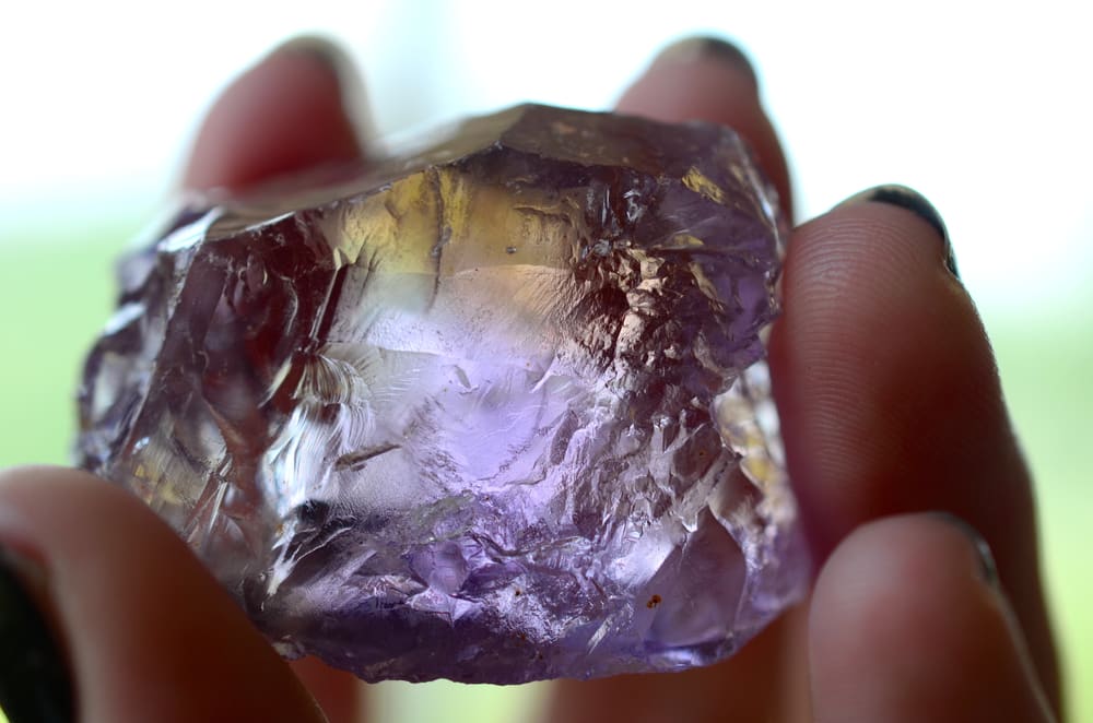 Raw Ametrine