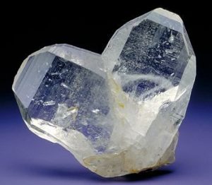 A Beautiful Twin Quartz Crystal Stone