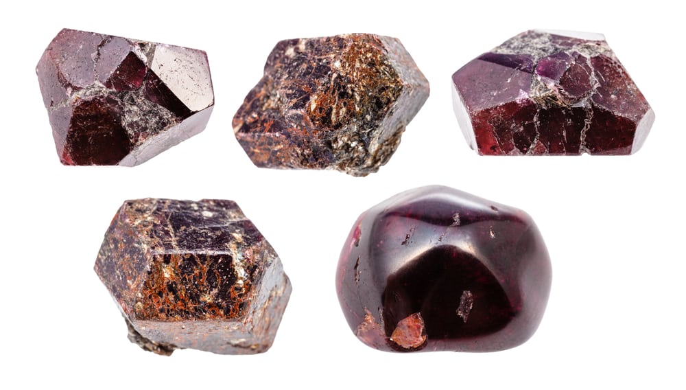 Set of Almandine Stones