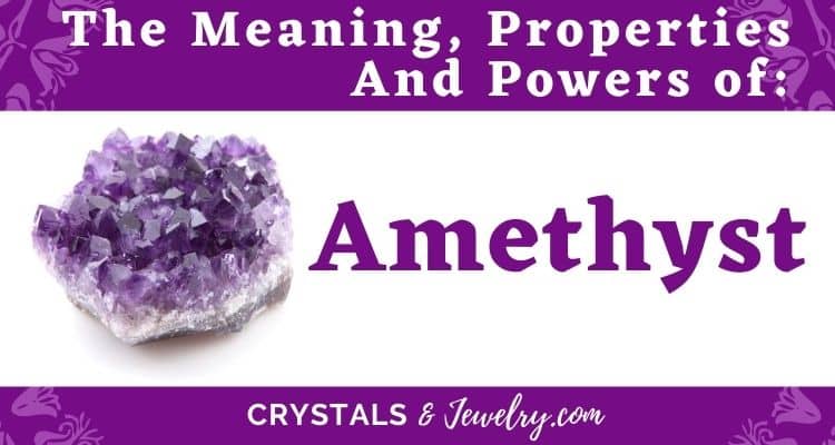 amethyst crystal properties card