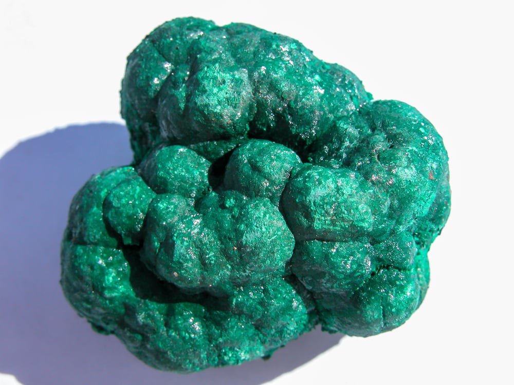 Atacamite on Malachite