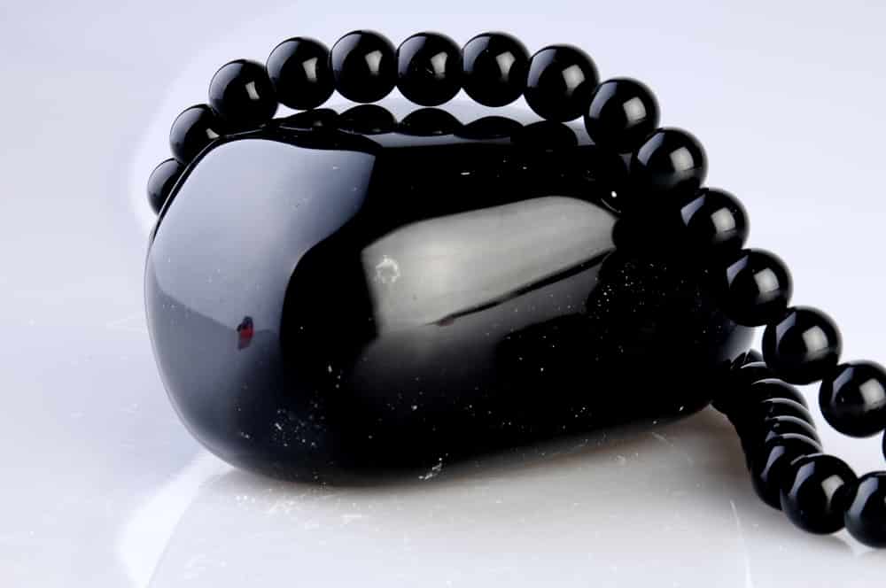 Obsidian Beads