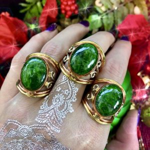 Charming Diopside rings