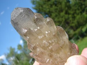 An example of Elestial Quartz Crystal 