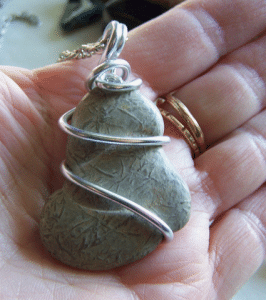 A magnificent piece of Fairy Stone jewelry