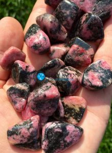 Pink and black Love Stones 