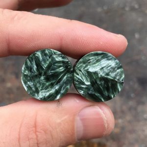 Beautiful Seraphinite jewelry