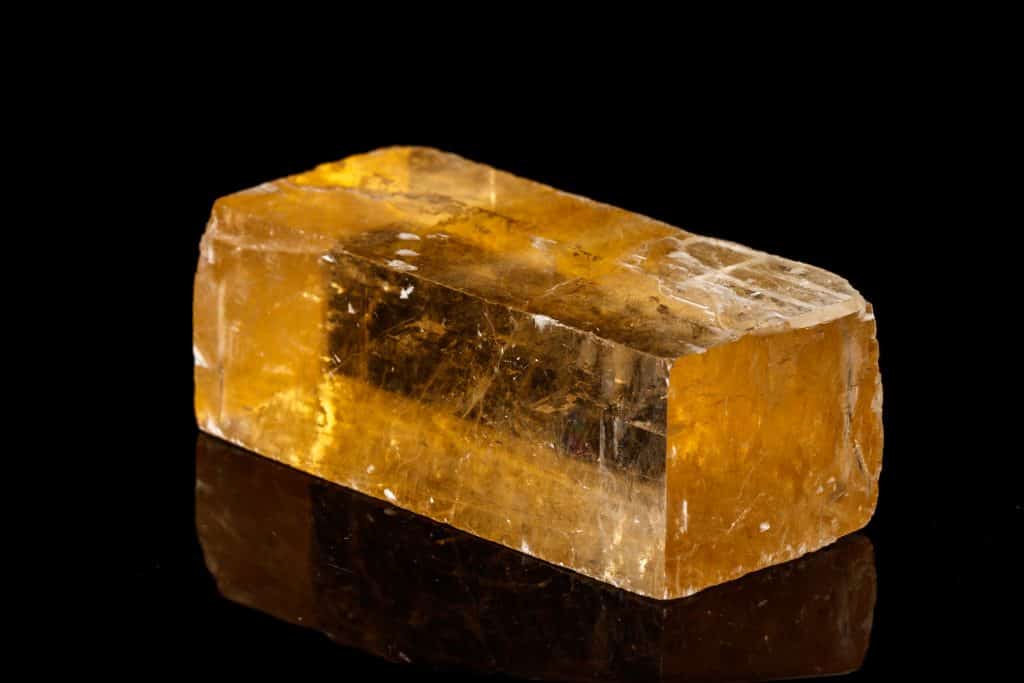 Honey Calcite Block