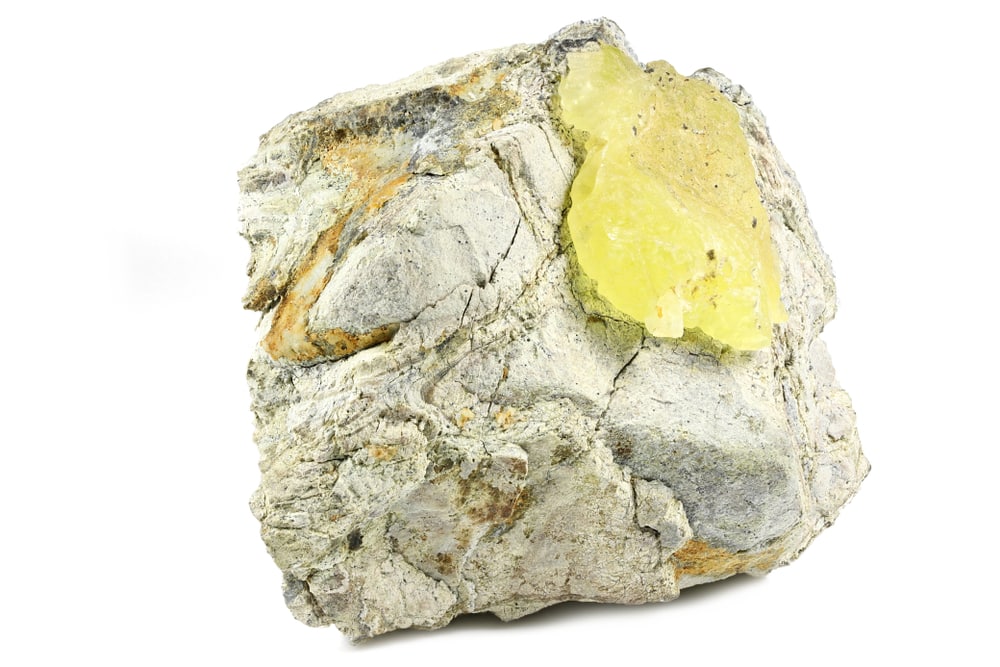 Yellow Brucite