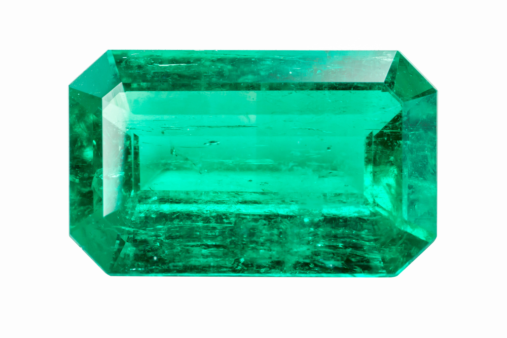 Cut Emerald Stone