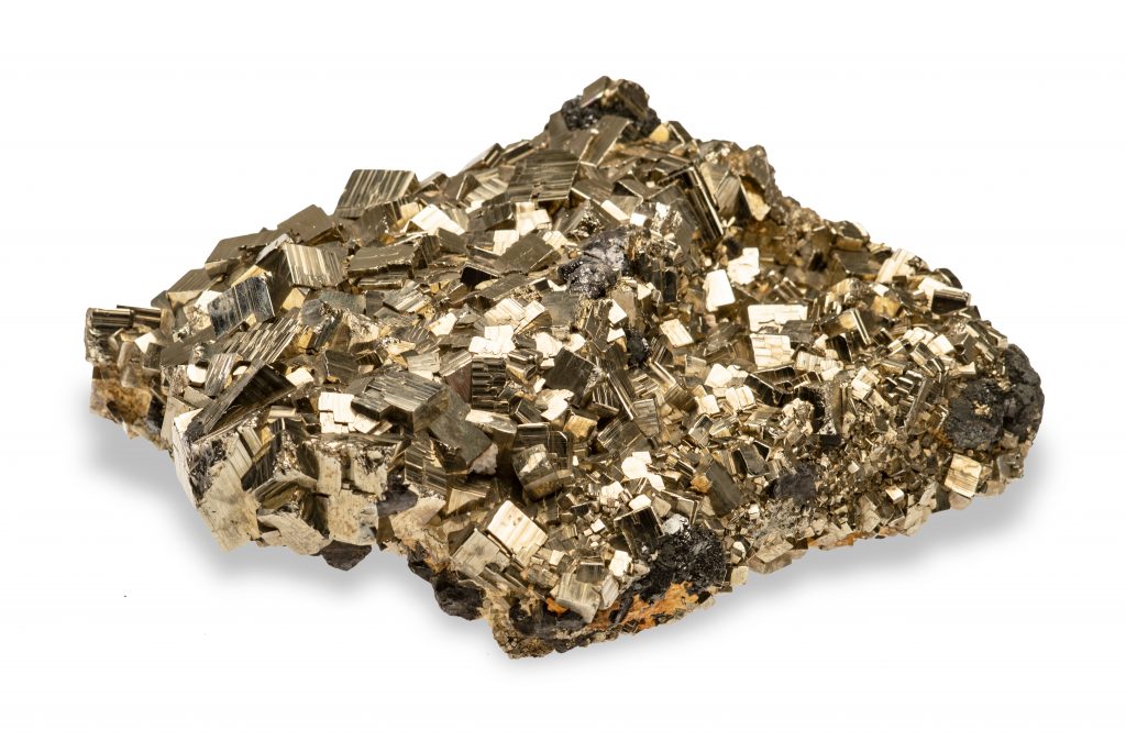 rough piece of pyrite